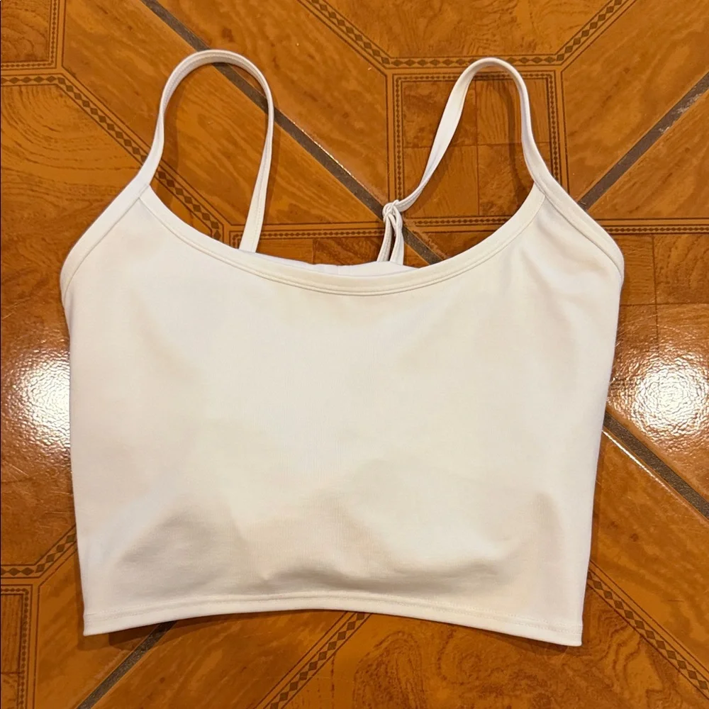 PINK Victoria's Secret White Crop Top - Picture 1 of 4